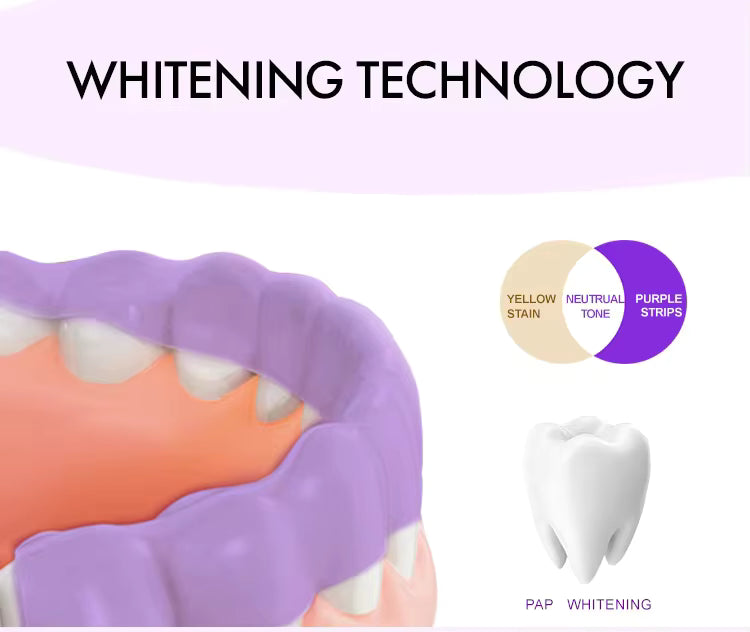 Teeth Whitening Strips Dry Purple Pap Teeth Whitening Strips